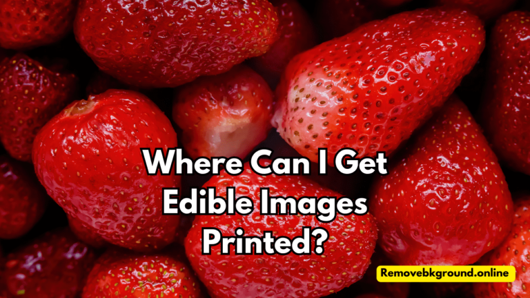 Where Can I Get Edible Images Printed?